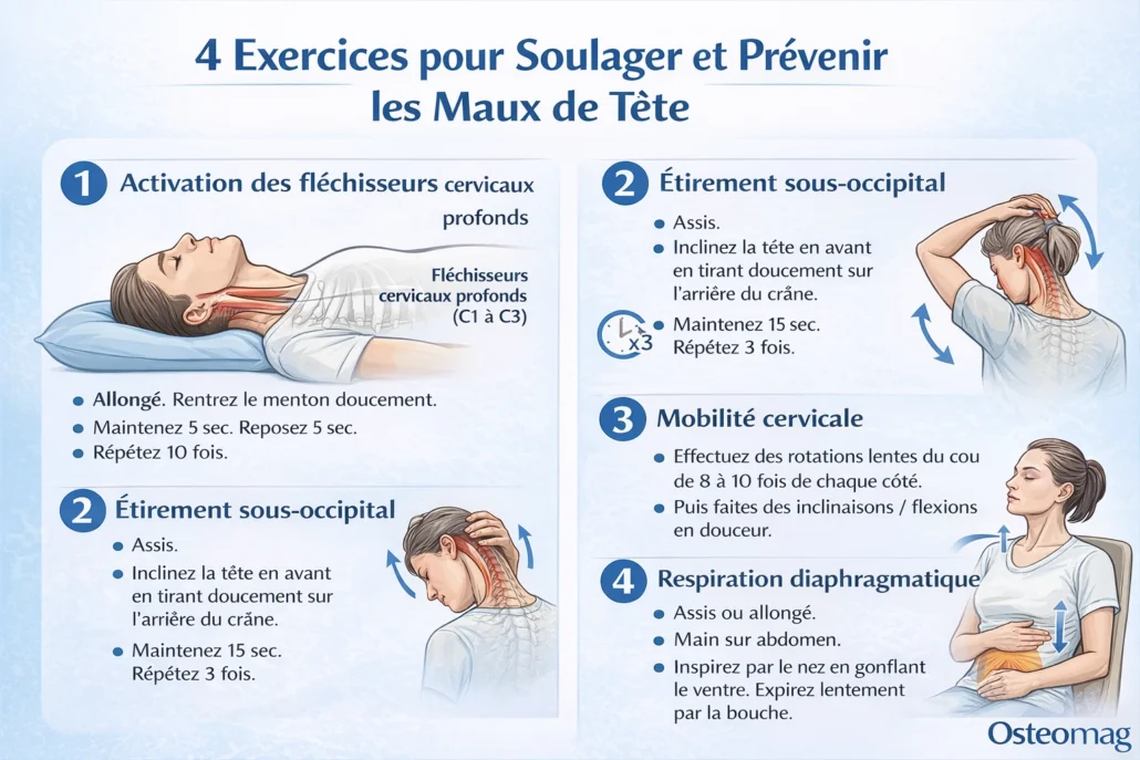 Évaluation clinique de la région cervicale