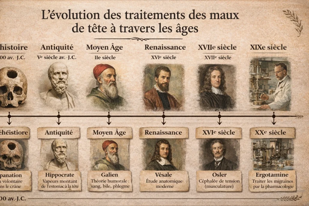 Relation fonctionnelle entre le cou et certains maux de tête