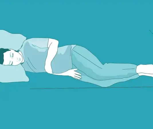 lying in bed