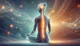 DALL·E 2024-11-24 10.33.41 – A conceptual illustration showing a serene human silhouette seated in a meditative pose, with the back highlighted by glowing neural pathways and flow (1)