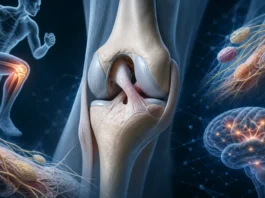 Ligaments and Proprioception: Passive Tissues or Sensory Inputs? Illustration accompanying an article on ligaments and proprioception