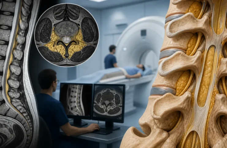 Lipomatose épidurale lombaire : une cause rare de compression nerveuse à l’IRM
