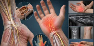 Neuropathie de la branche cutanée palmaire du nerf médian : douleur de la paume hors canal carpien