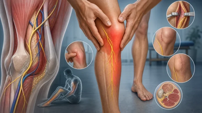 Neuropathie du nerf saphène : une cause méconnue de douleur médiale du genou Neuropathie du nerf saphène : une cause méconnue de douleur médiale du genou