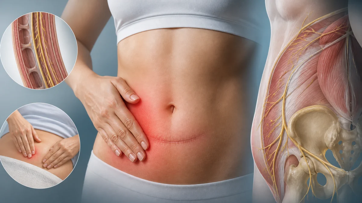 Névralgie ilio-hypogastrique : douleur de la paroi abdominale après chirurgie Névralgie ilio-hypogastrique : douleur de la paroi abdominale après chirurgie