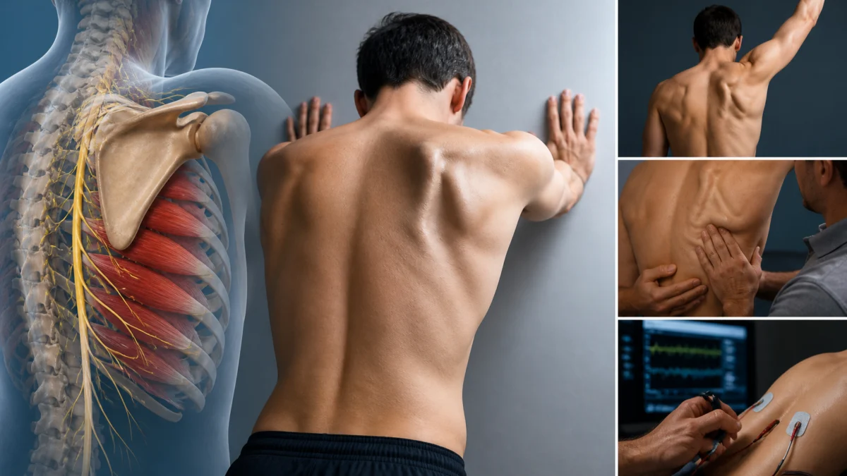 Paralysie du nerf thoracique long : comprendre la scapula alata Paralysie du nerf thoracique long : comprendre la scapula alata
