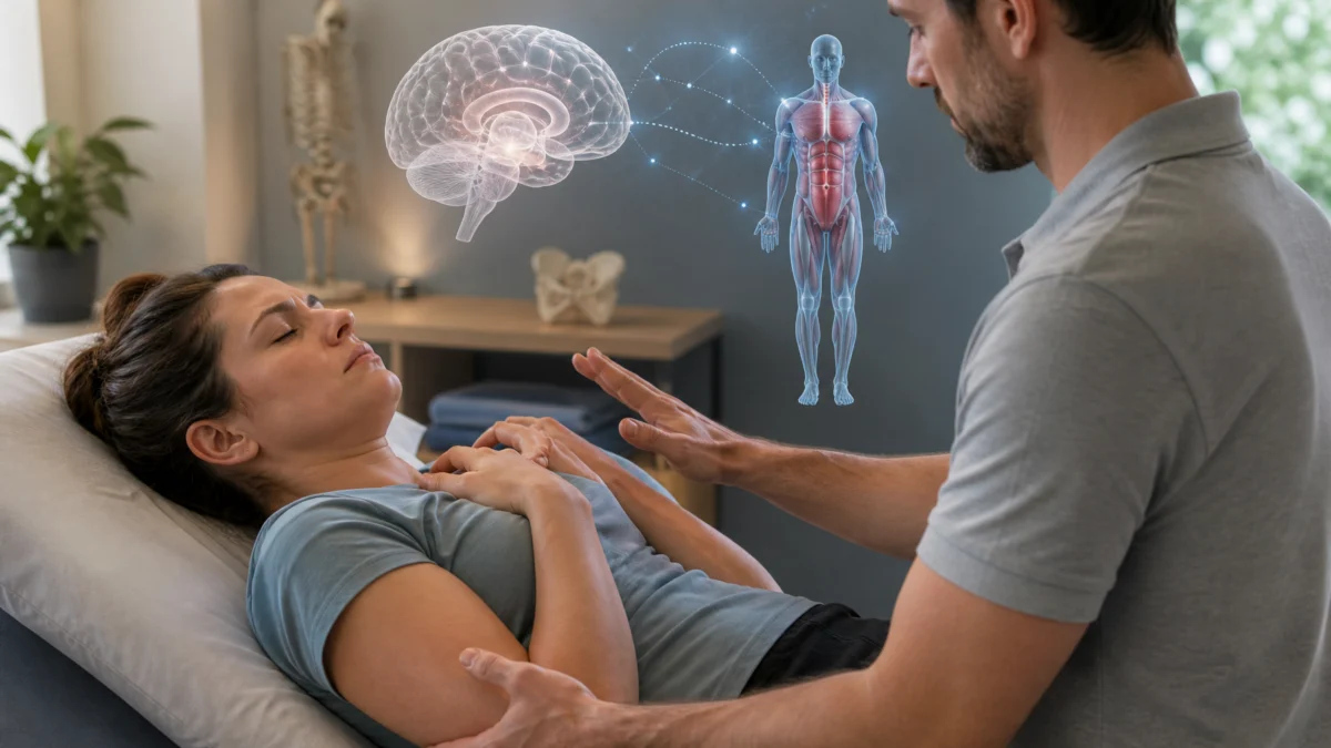 Pourquoi le patient peut-il se contracter avant même que l’ostéopathe le touche ? Pourquoi le patient peut-il se contracter avant même que l’ostéopathe le touche ?