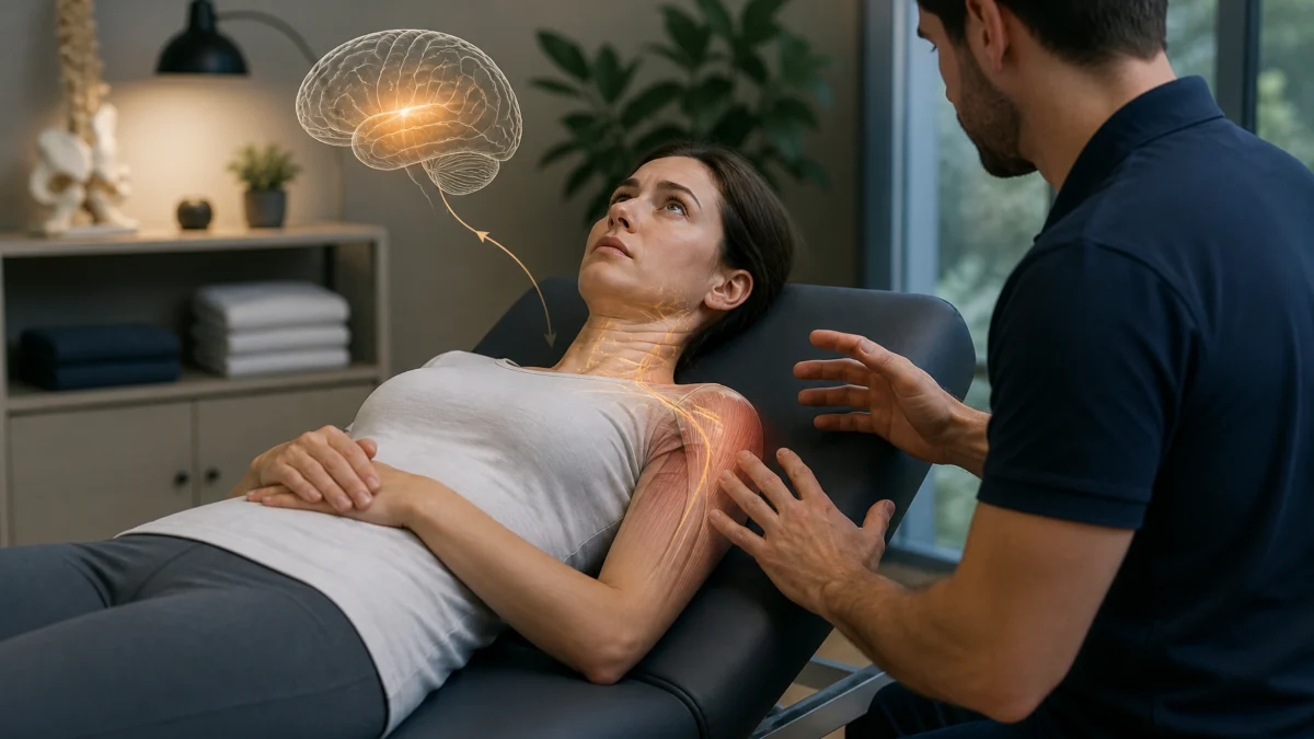 Pourquoi le patient peut-il se contracter avant même que l’ostéopathe le touche ? Pourquoi le patient peut-il se contracter avant même que l’ostéopathe le touche ?