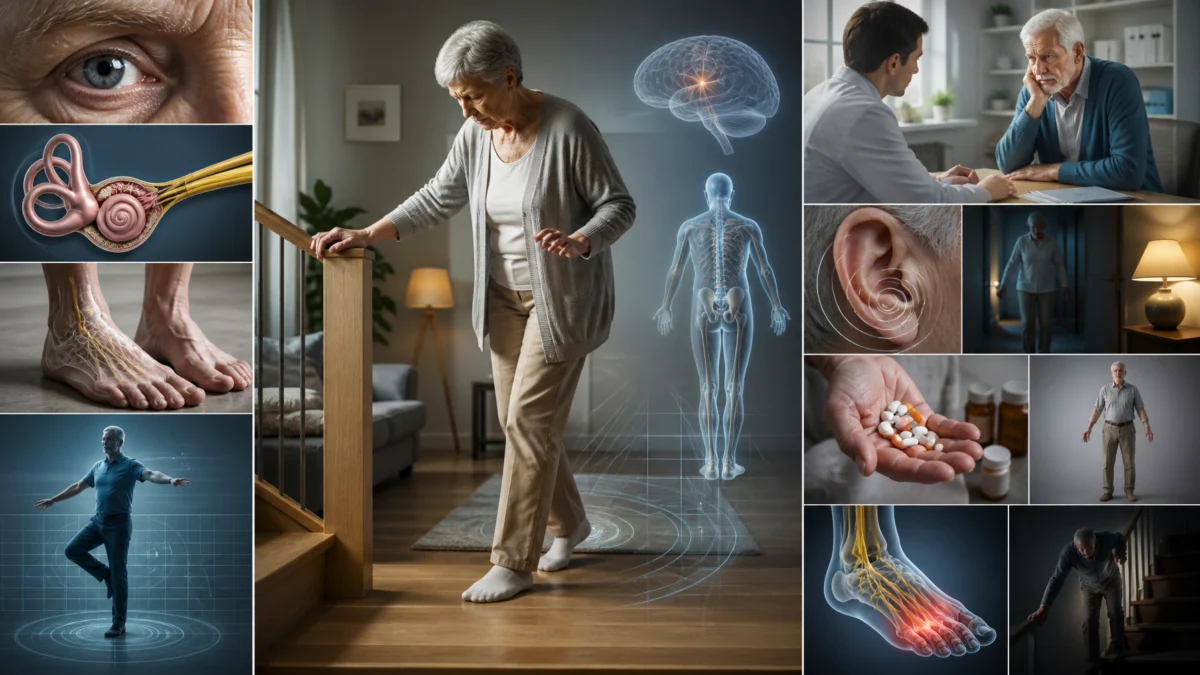 Pourquoi l’équilibre devient-il plus difficile avec l’âge ? Ce que l’ostéopathe doit reconnaître Pourquoi l’équilibre devient-il plus difficile avec l’âge ? Ce que l’ostéopathe doit reconnaître