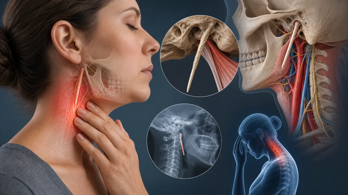 Syndrome d’Eagle : quand le processus styloïde contribue à la douleur de gorge Syndrome d’Eagle : quand le processus styloïde contribue à la douleur de gorge