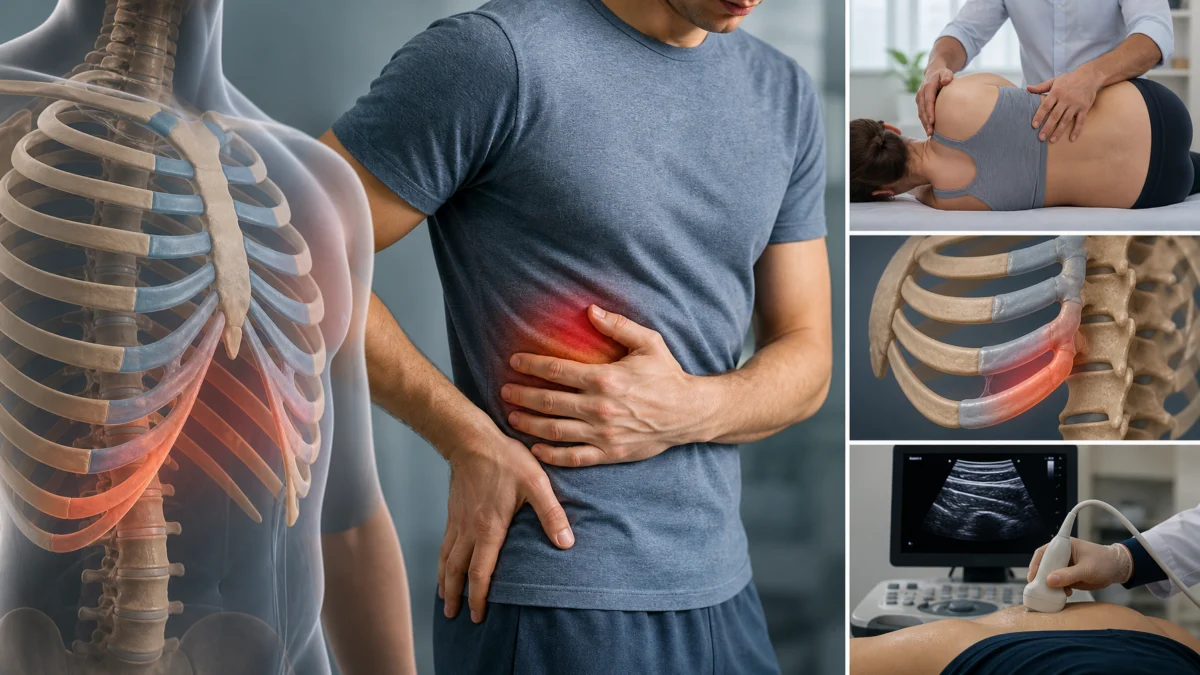 Syndrome de la côte glissante : douleur costale, diagnostic et rôle de l’ostéopathie Syndrome de la côte glissante : douleur costale, diagnostic et rôle de l’ostéopathie