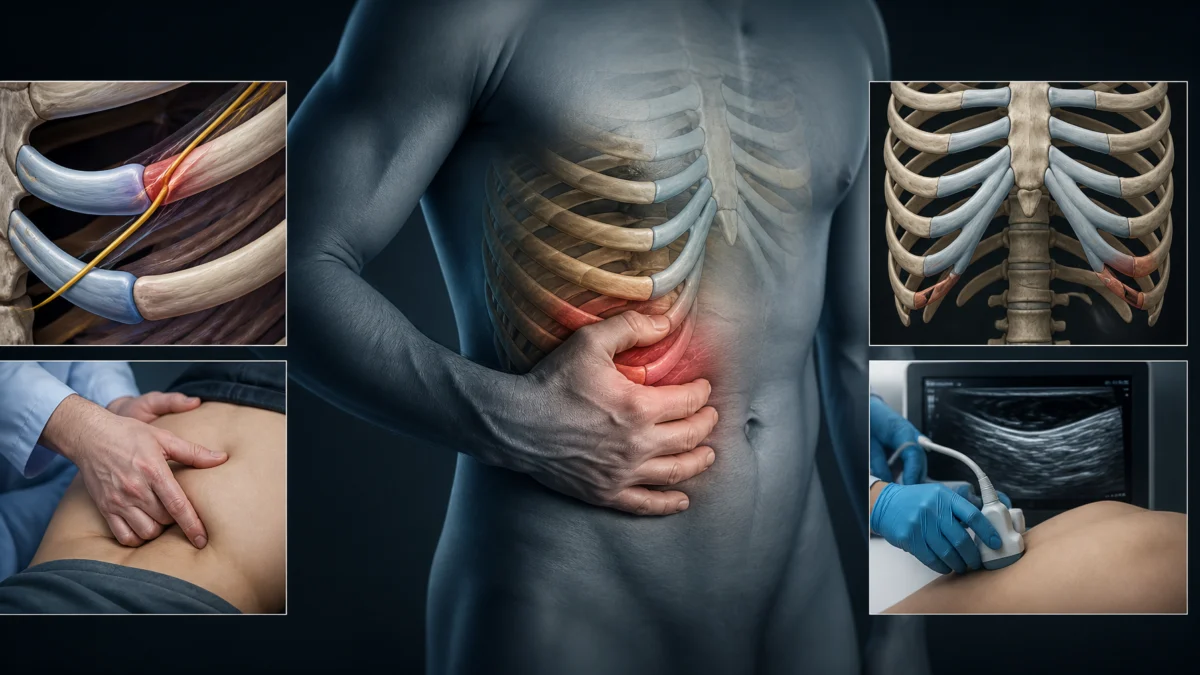 Syndrome de la côte glissante : quand une douleur sous les côtes n’est pas simplement musculaire Syndrome de la côte glissante : quand une douleur sous les côtes n’est pas simplement musculaire