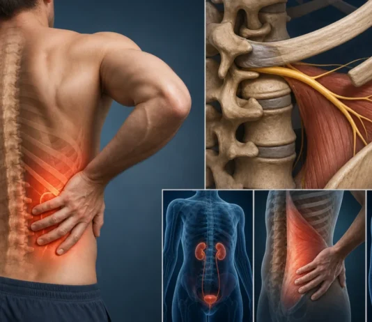 Syndrome de la douzième côte : douleur du flanc et irritation du nerf sous-costal T12