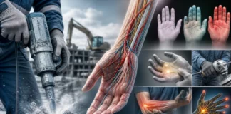 Syndrome main-bras dû aux vibrations : symptômes, prévention et prise en charge