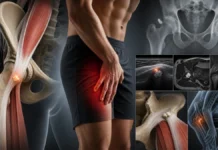 Tendinopathie calcifiante du droit fémoral : une cause rare de douleur aiguë à la hanche Tendinopathie calcifiante du droit fémoral : une cause rare de douleur aiguë à la hanche