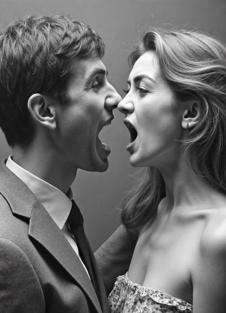 Photographie illustrative de deux personnes en désaccord.