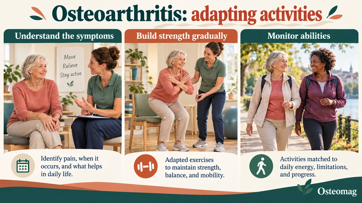 Osteoarthritis: adapting activities
