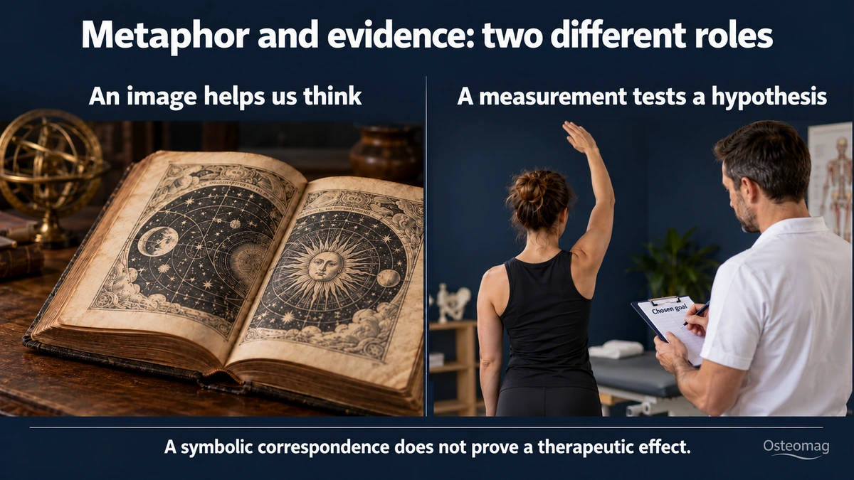 A historical book and functional observation illustrate two different approaches.