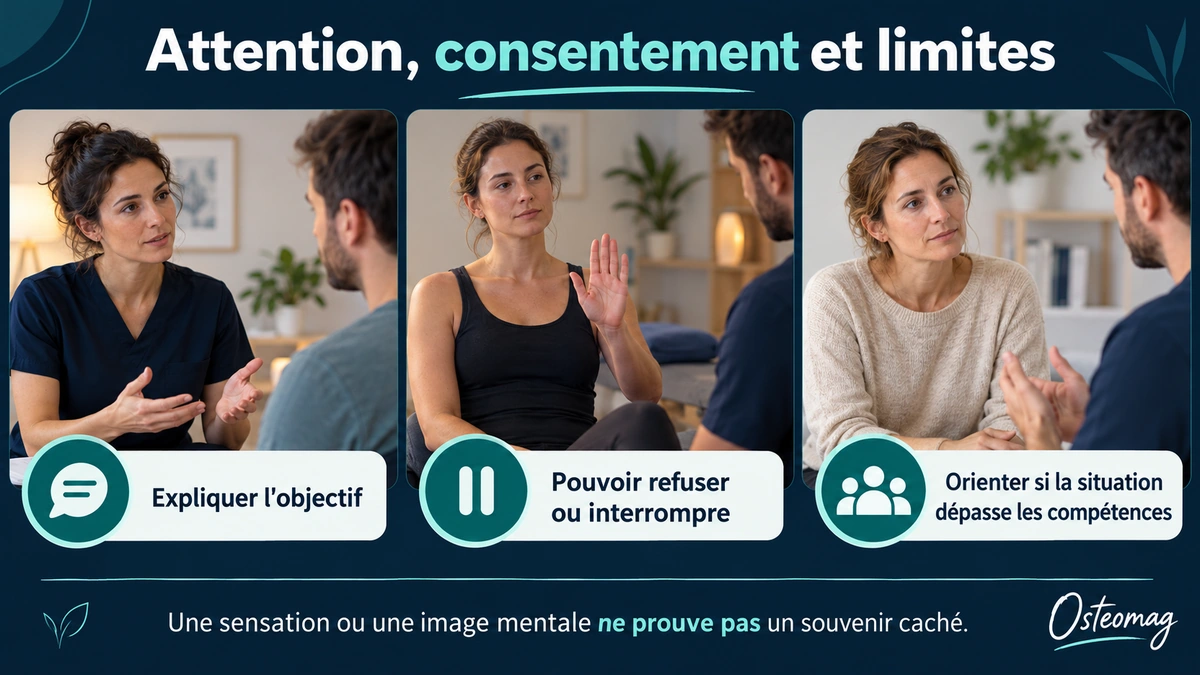 Expliquer, recueillir le consentement et orienter lorsque nécessaire