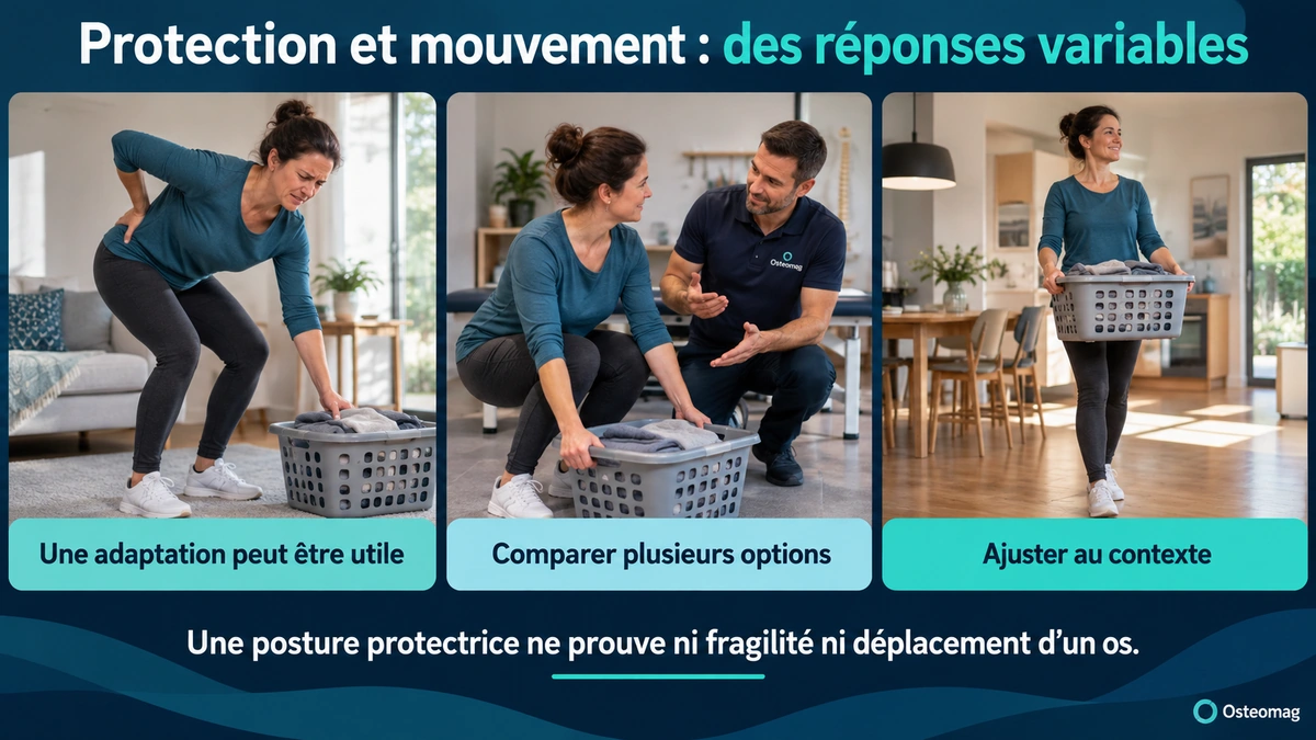 Comparer plusieurs options de mouvement dans une situation douloureuse