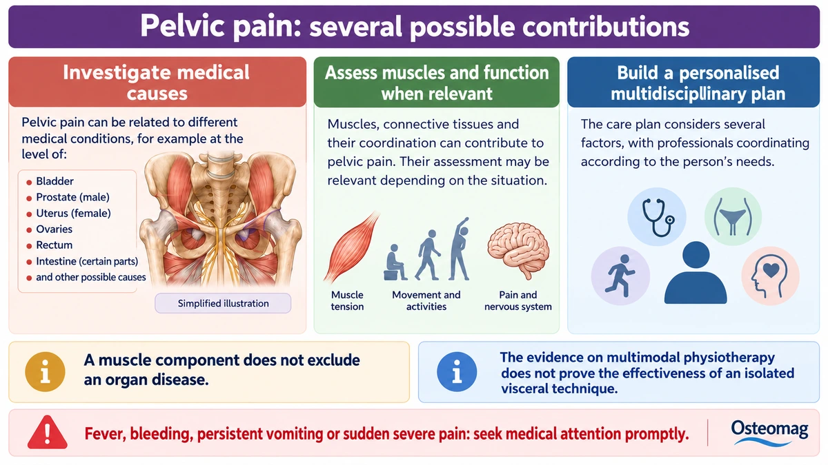 Possible contributions to pelvic pain and the need for coordinated care