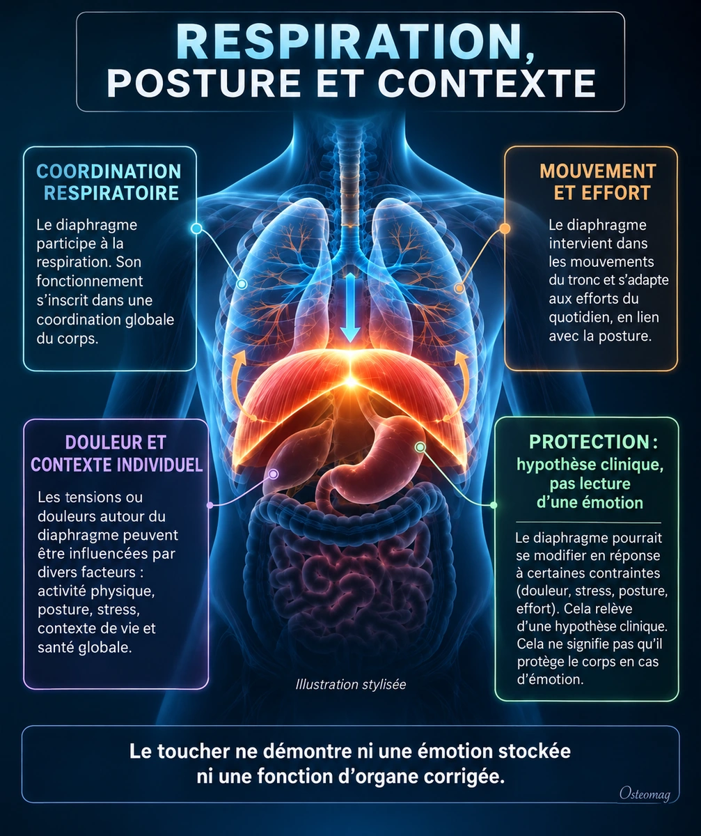 Respiration, posture et contexte : distinguer observation et hypothèse