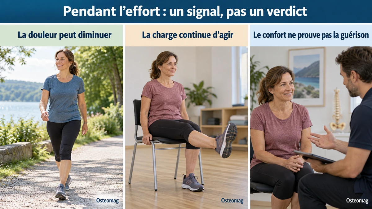 Trois scènes pédagogiques : pendant l’effort : un signal, pas un verdict.