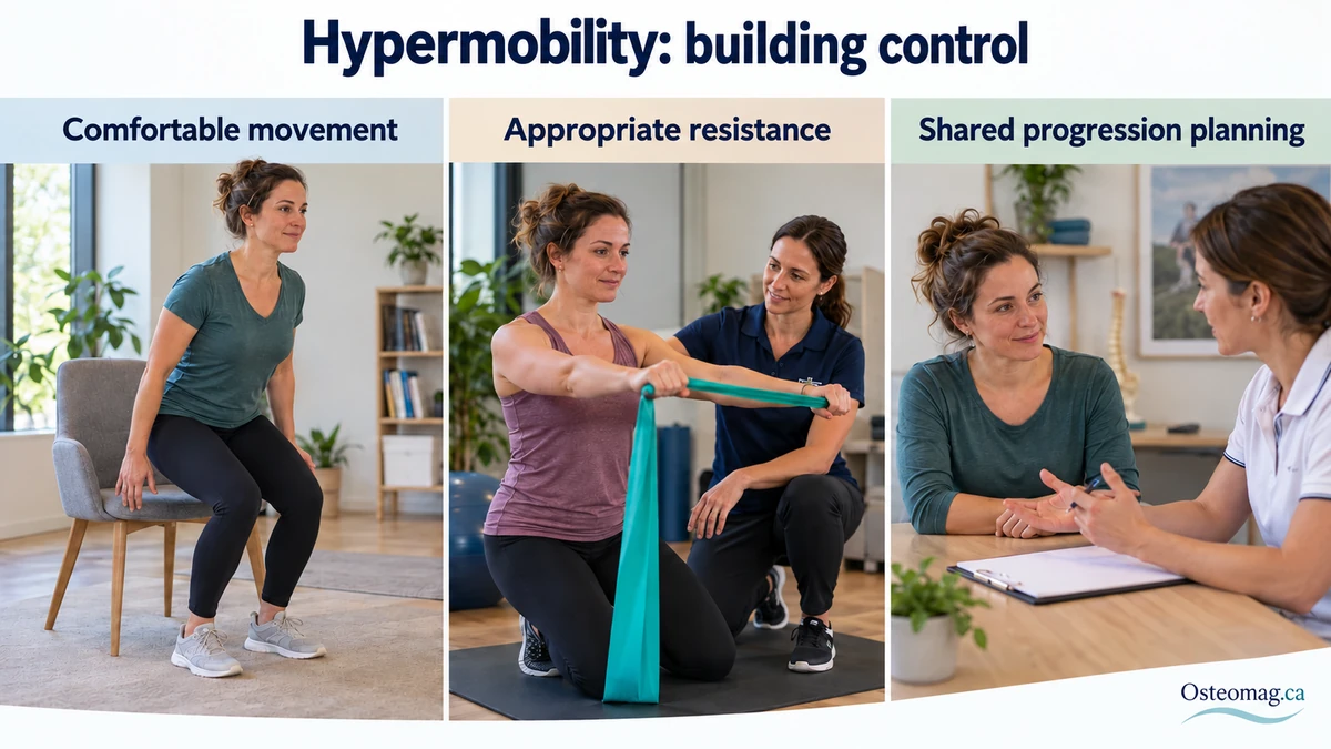 Three educational scenes: hypermobility: building control.