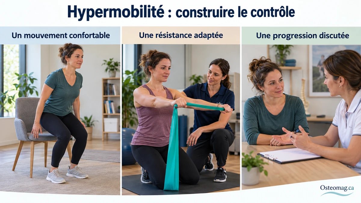 Trois scènes pédagogiques : hypermobilité : construire le contrôle.