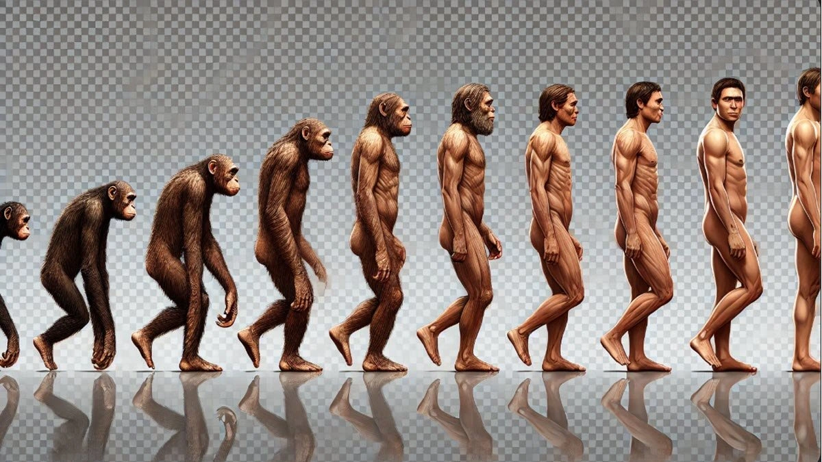 osteomag-66579-cover-en Historical schematic of human evolution; this artistic sequence is not a literal evolutionary lineage.