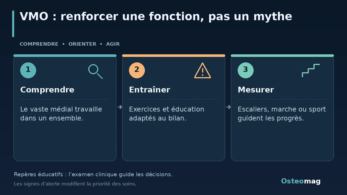 VMO : renforcer une fonction, pas un mythe : Comprendre ; Entraîner ; Mesurer